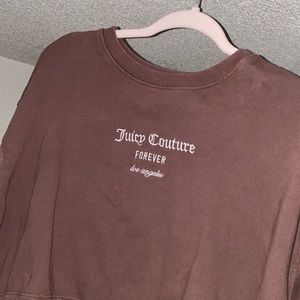 Juicy couture x forever 21 long sleeve crop top M